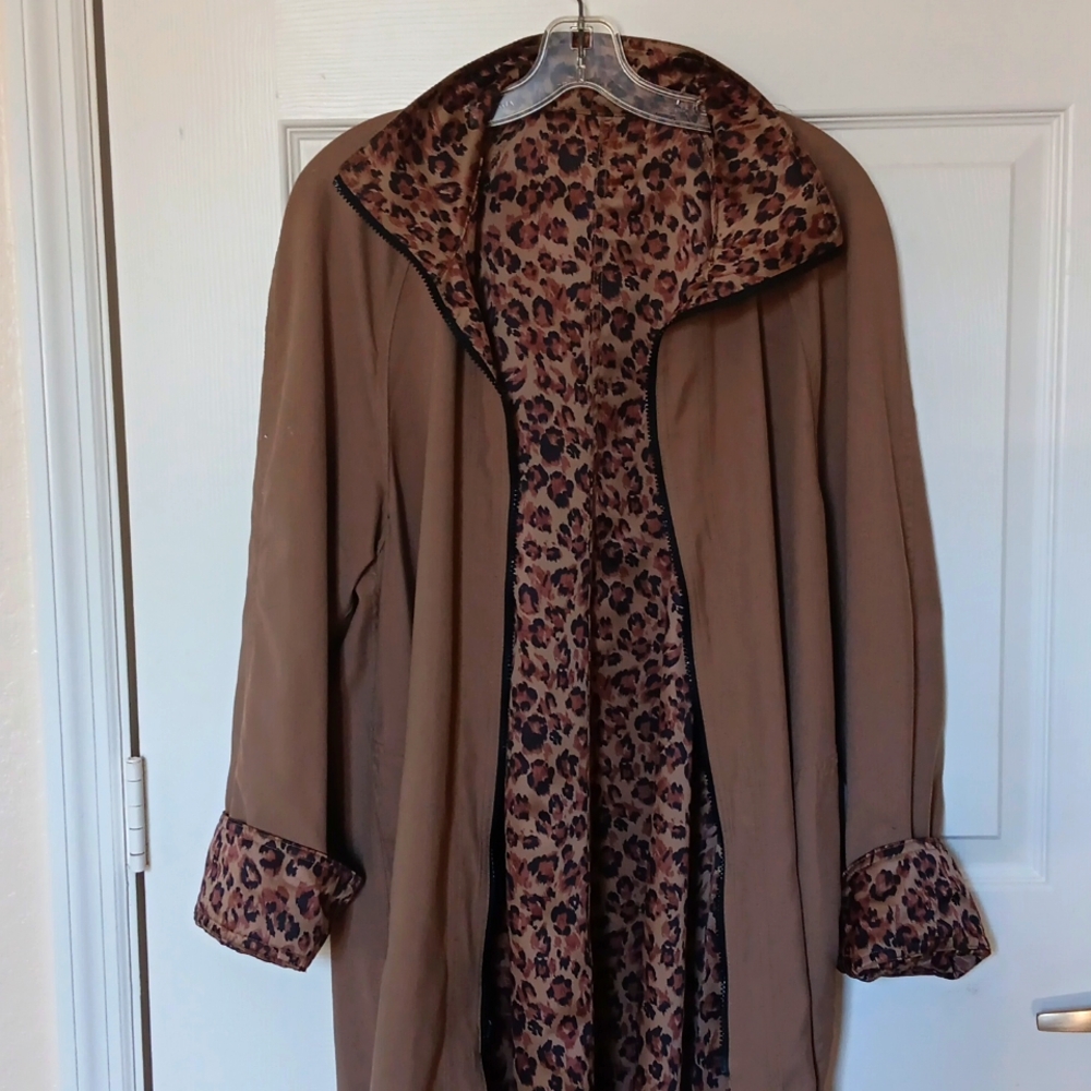 Reversble Stroller Length Coat.Preloved.